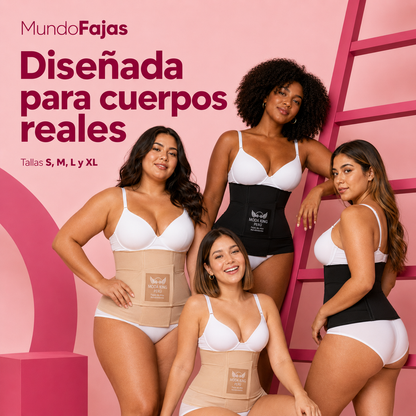 King Perú - Faja Cinturilla Reloj De Arena Reductora